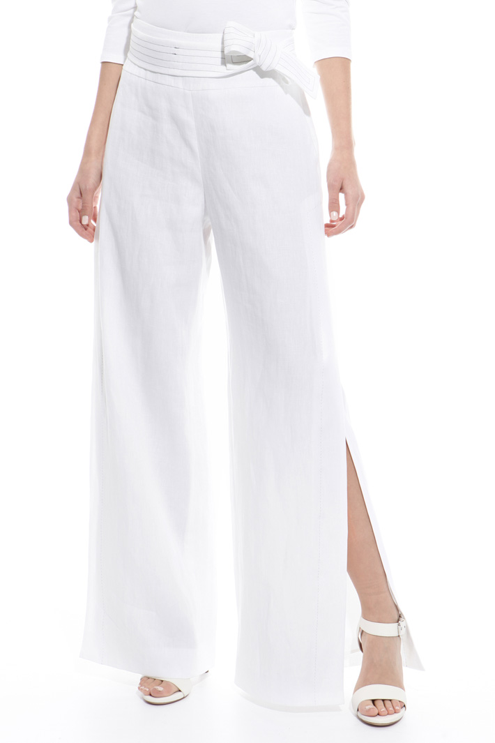 Pantalone ampio con spacchi Fashion Market Pantalone ampio con spacchi Fashion Market