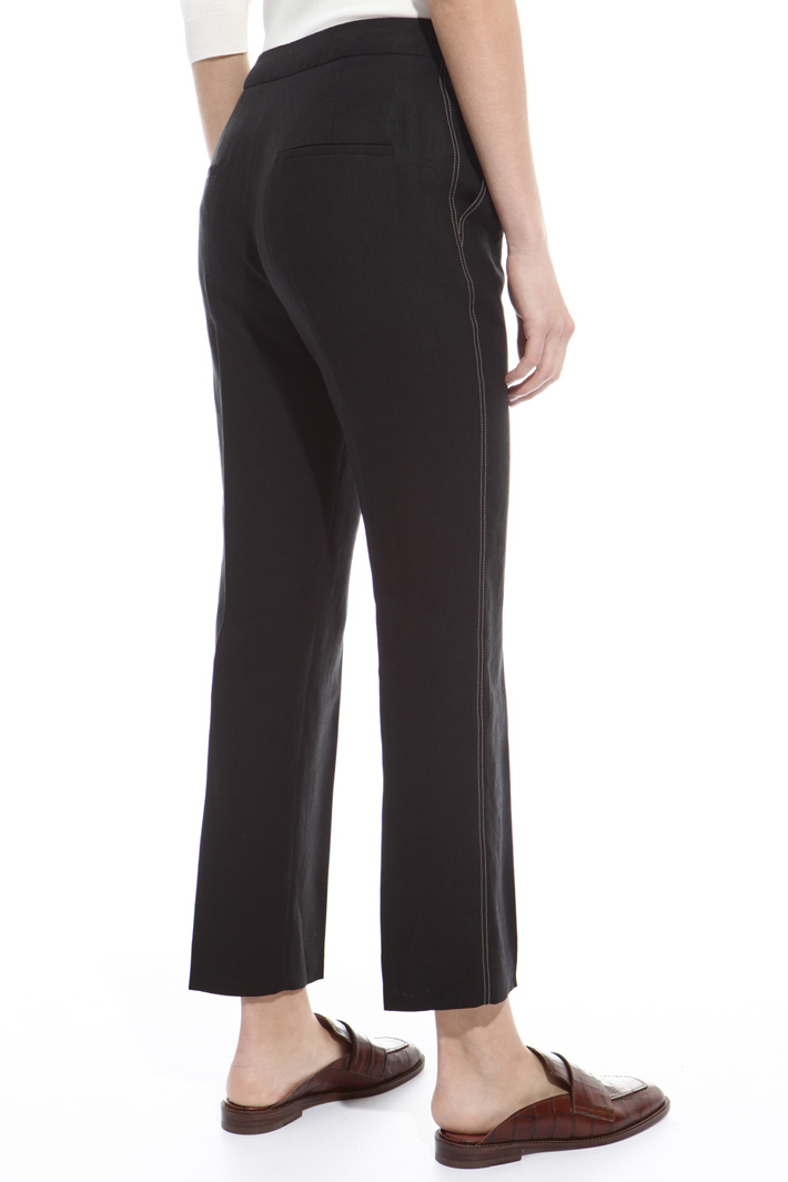 Pantalone cuciture contrasto Fashion Market Pantalone cuciture contrasto Fashion Market