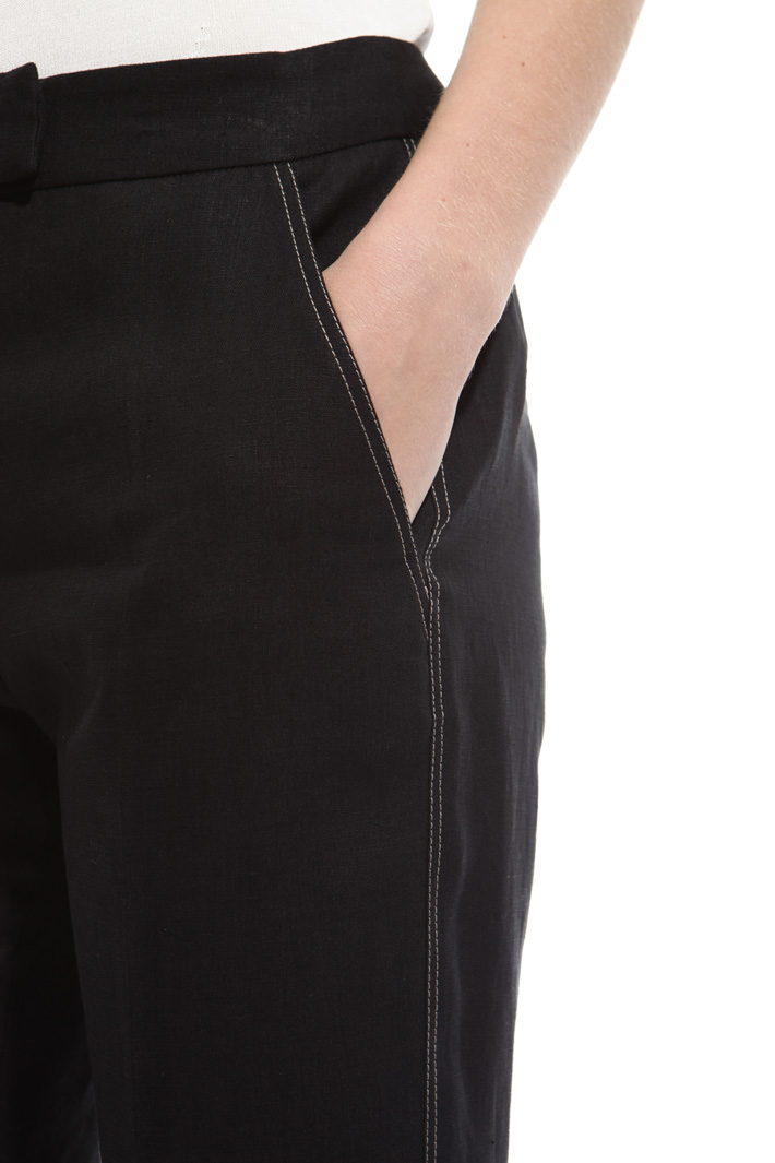 Pantalone cuciture contrasto Fashion Market Pantalone cuciture contrasto Fashion Market