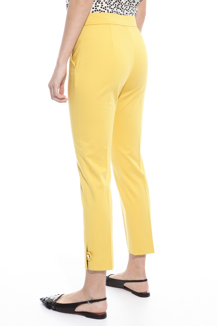 Pantalone in raso di cotone Fashion Market Pantalone in raso di cotone Fashion Market