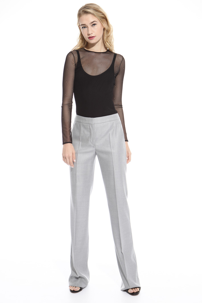 Pantalone in lana misto seta Fashion Market Pantalone in lana misto seta Fashion Market