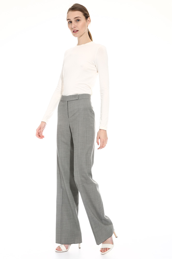 Pantalone in lana misto seta Fashion Market Pantalone in lana misto seta Fashion Market