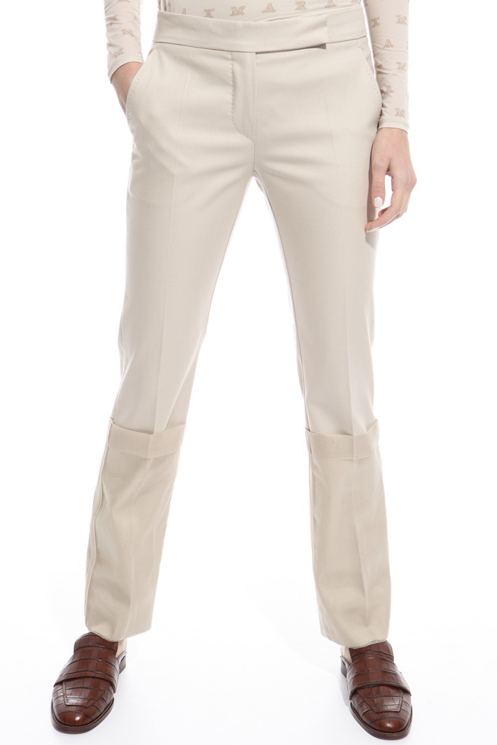 Pantalone con maxi risvolti Fashion Market Pantalone con maxi risvolti Fashion Market