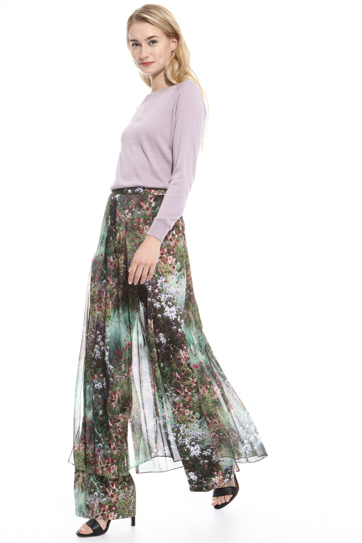 Pantalone palazzo in pura seta Fashion Market Pantalone palazzo in pura seta Fashion Market