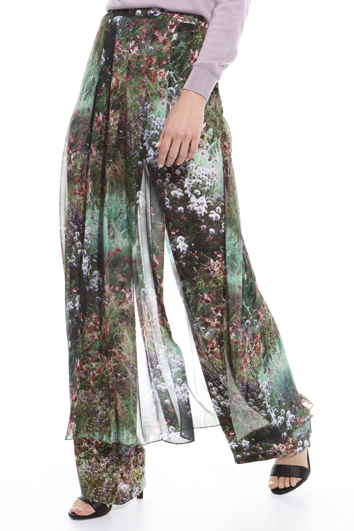 Pantalone palazzo in pura seta Fashion Market Pantalone palazzo in pura seta Fashion Market