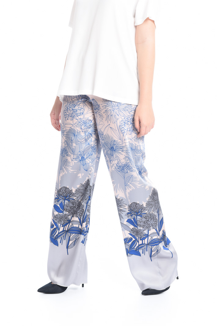Pantalone palazzo in twill Fashion Market Pantalone palazzo in twill Fashion Market