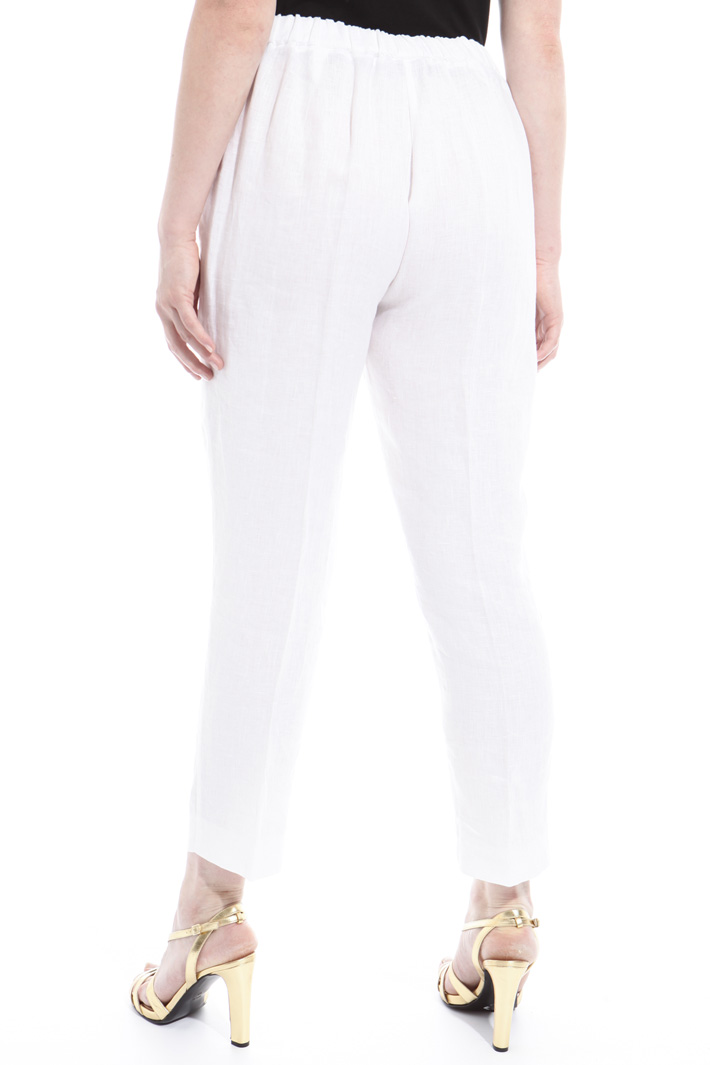 Pantaloni in puro lino Fashion Market Pantaloni in puro lino Fashion Market