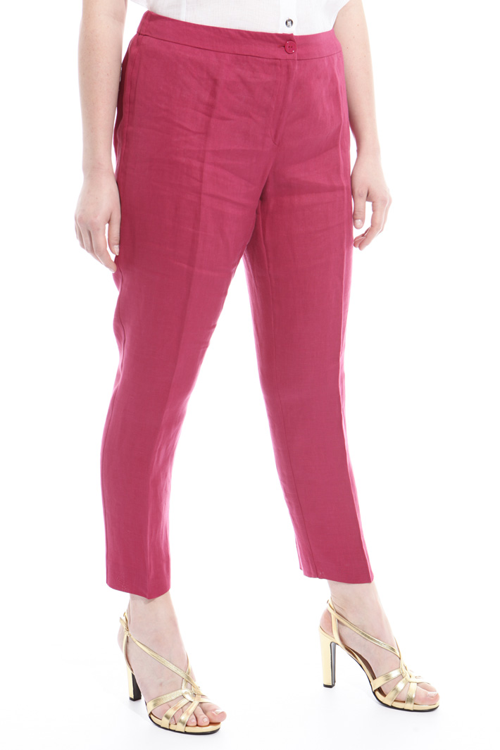 Pantaloni in puro lino Fashion Market Pantaloni in puro lino Fashion Market