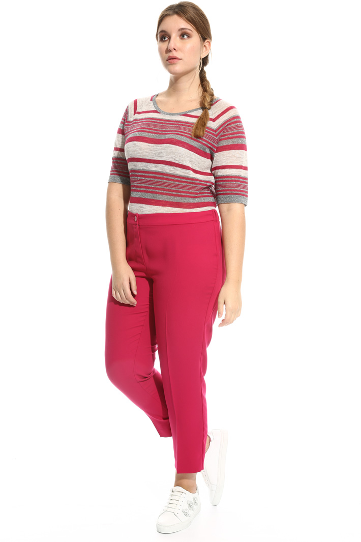 Pantalone in envers satin Fashion Market Pantalone in envers satin Fashion Market
