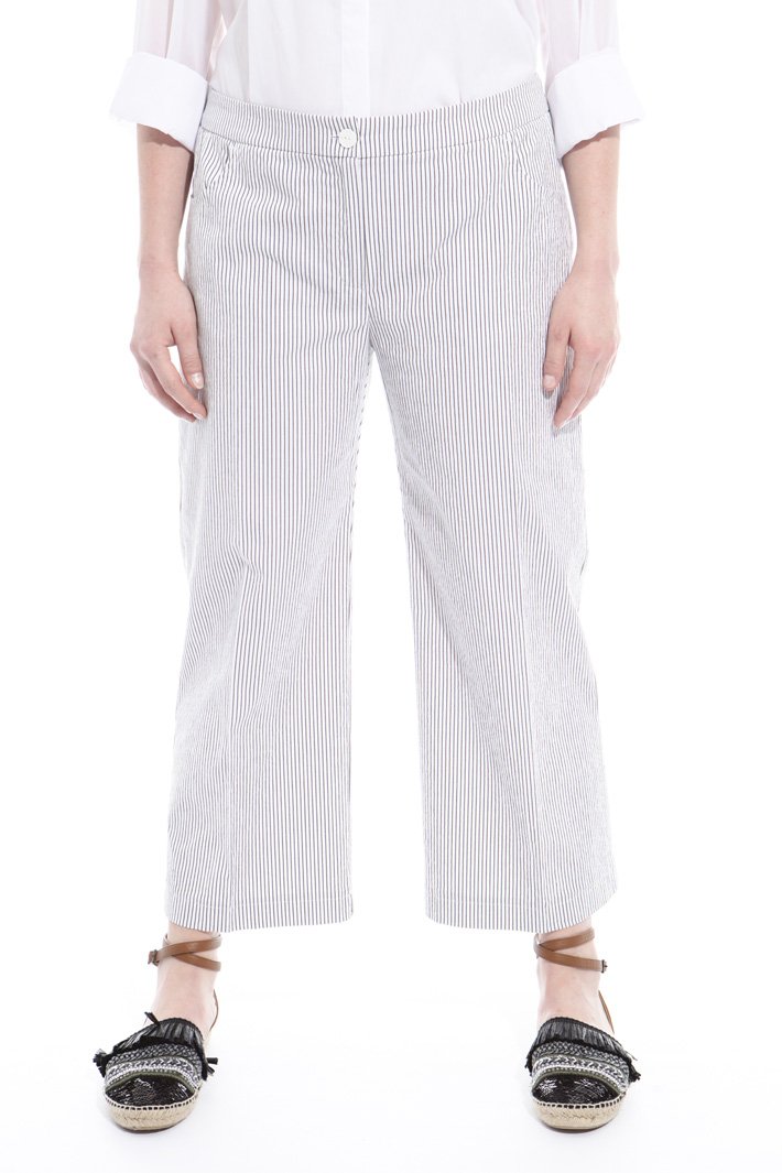 Pantaloni in tessuto goffrato Fashion Market Pantaloni in tessuto goffrato Fashion Market