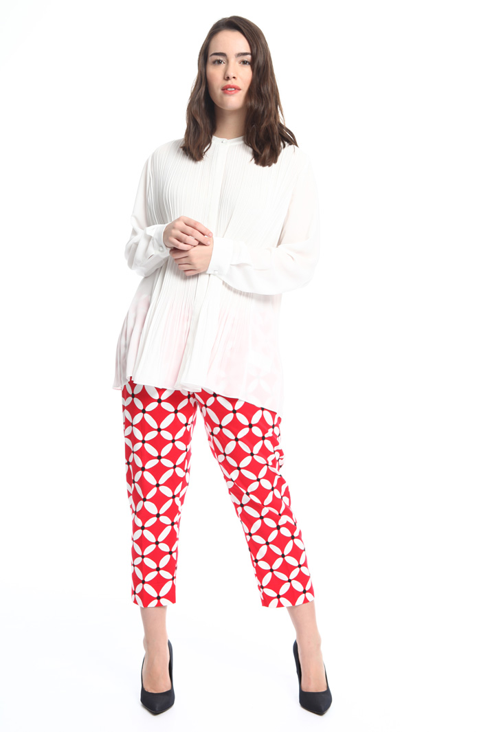 Pantalone in raso di cotone Fashion Market Pantalone in raso di cotone Fashion Market