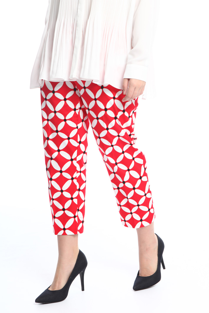 Pantalone in raso di cotone Fashion Market Pantalone in raso di cotone Fashion Market