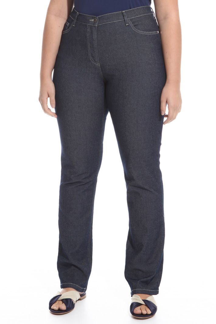 Jeans con cuciture a contrasto Fashion Market Jeans con cuciture a contrasto Fashion Market