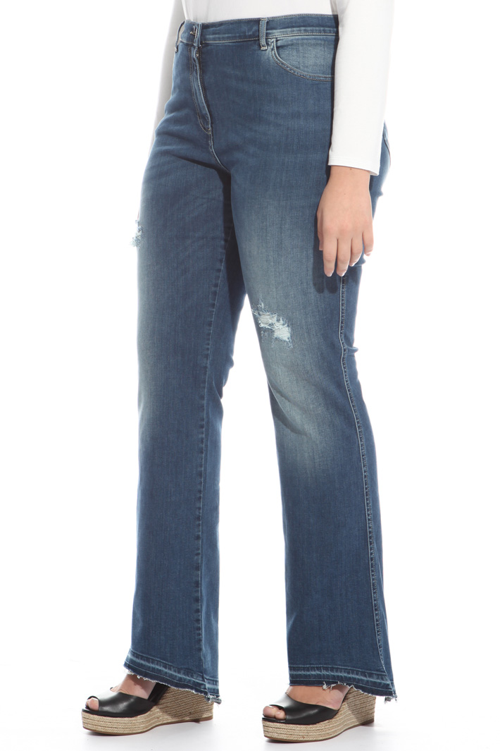Jeans con fondo sfrangiato Fashion Market Jeans con fondo sfrangiato Fashion Market