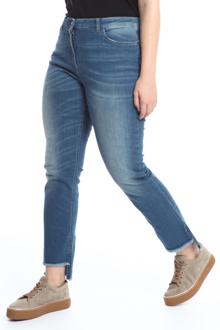 Jeans con fondo asimmettrico Fashion Market Jeans con fondo asimmettrico Fashion Market