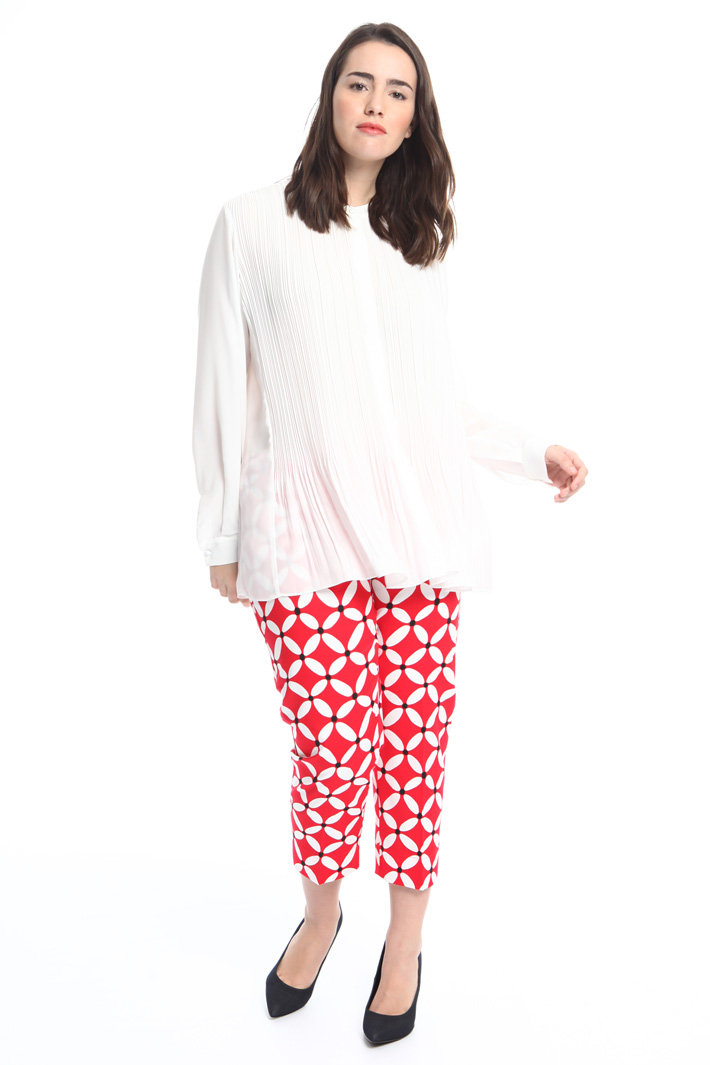 Blusa in fluido plissé Fashion Market Blusa in fluido plissé Fashion Market