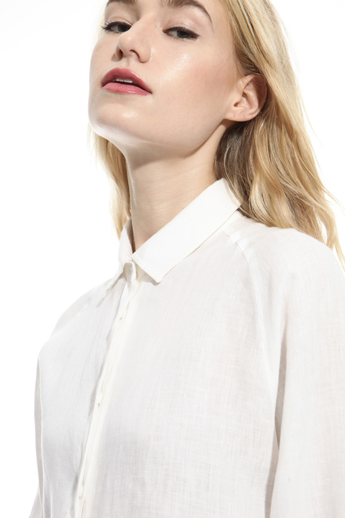 Camicia over in puro lino Fashion Market Camicia over in puro lino Fashion Market
