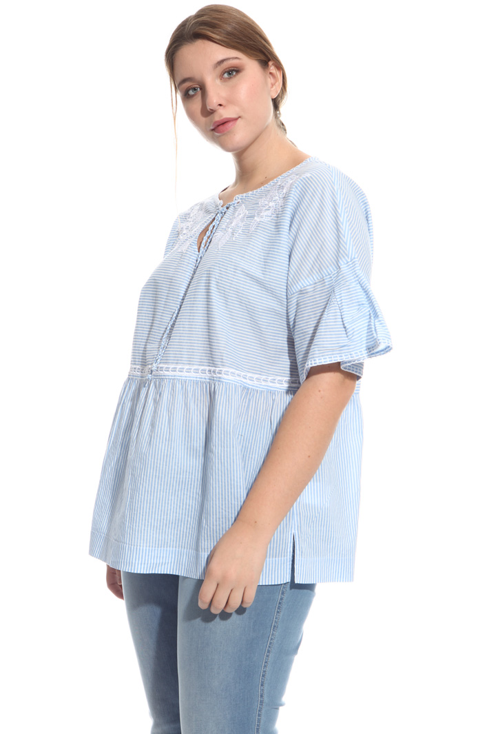 Blusa in voile di cotone Fashion Market Blusa in voile di cotone Fashion Market