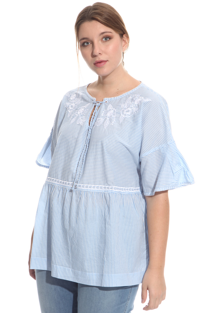 Blusa in voile di cotone Fashion Market Blusa in voile di cotone Fashion Market