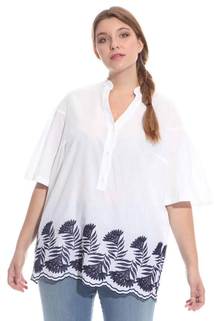 Casacca in cotone ricamato Fashion Market Casacca in cotone ricamato Fashion Market