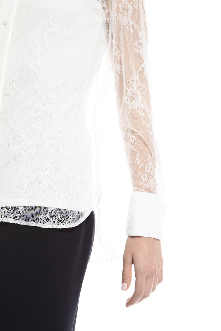 Camicia in pizzo chantilly Fashion Market Camicia in pizzo chantilly Fashion Market