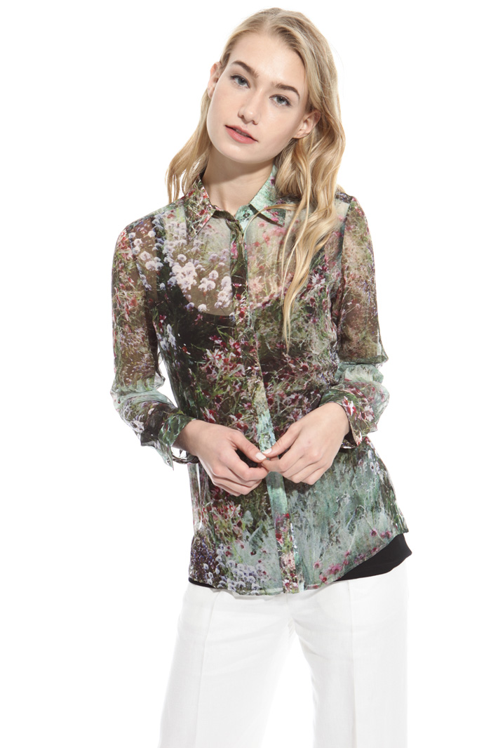 Camicia in georgette di seta Fashion Market Camicia in georgette di seta Fashion Market