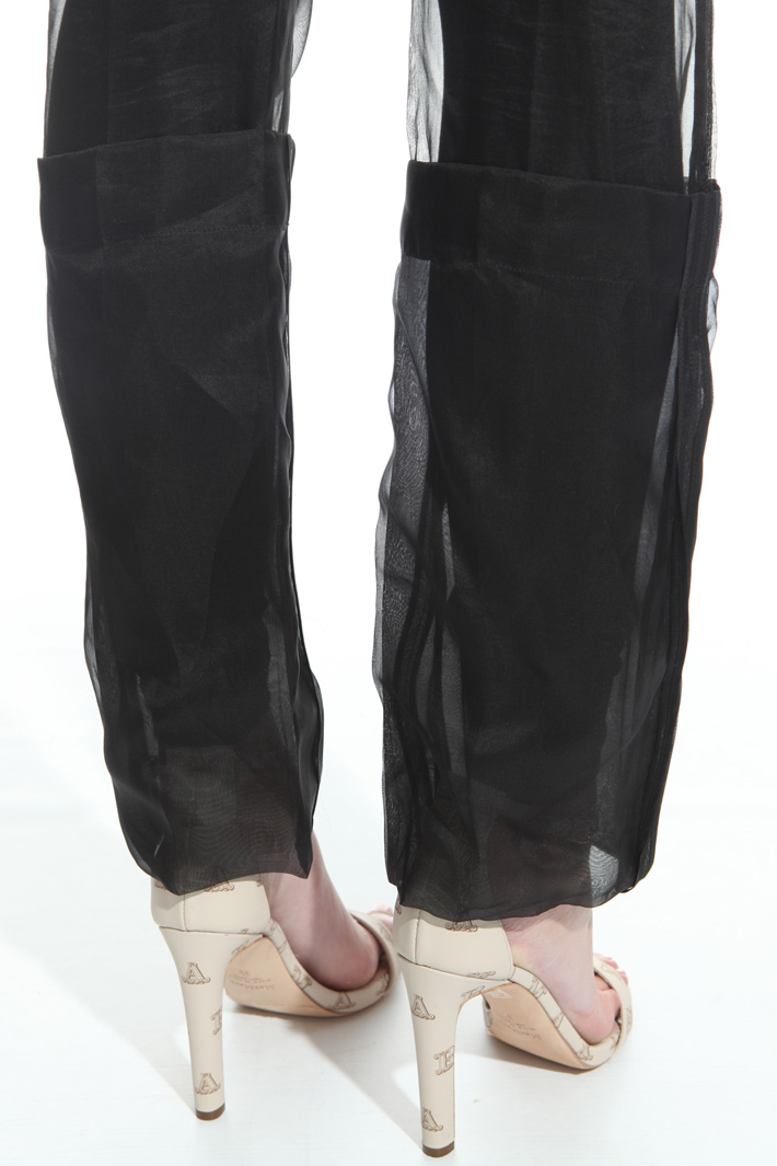 Pantalone in organza di seta Fashion Market Pantalone in organza di seta Fashion Market