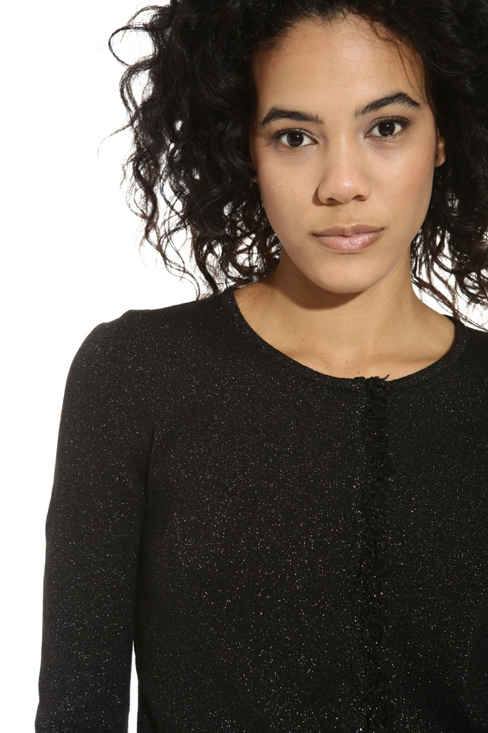Cardigan lurex con frangia Fashion Market Cardigan lurex con frangia Fashion Market
