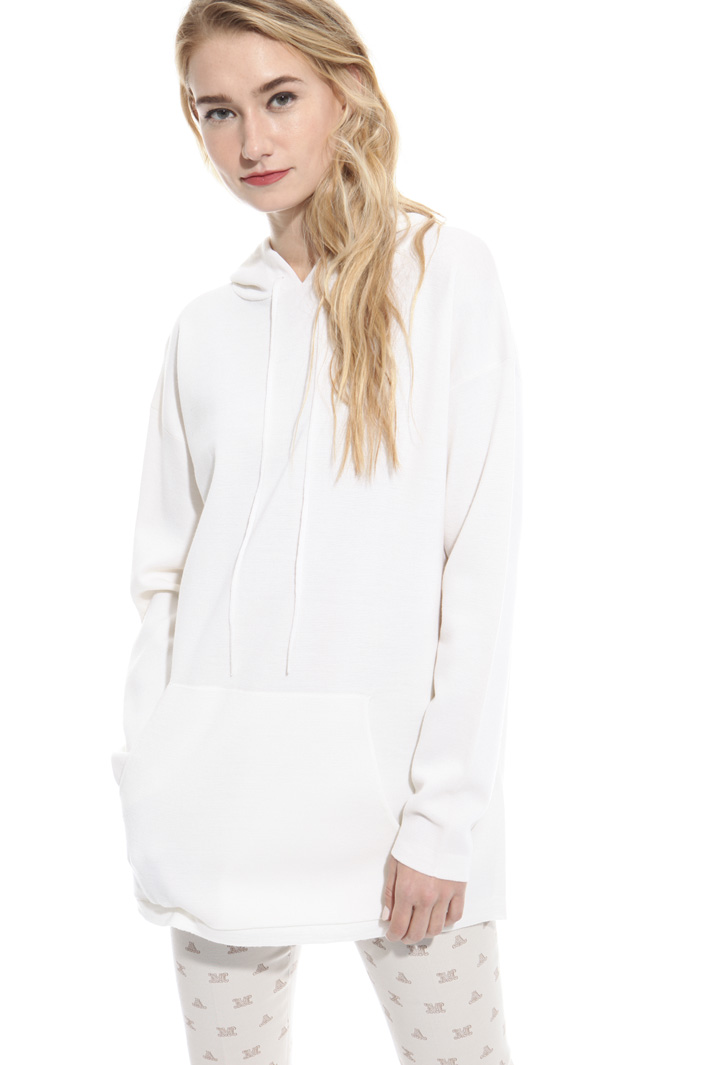 Maglia over con cappuccio Fashion Market Maglia over con cappuccio Fashion Market