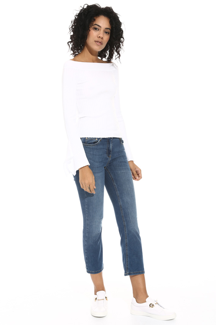 Top con maniche svasate Fashion Market Top con maniche svasate Fashion Market