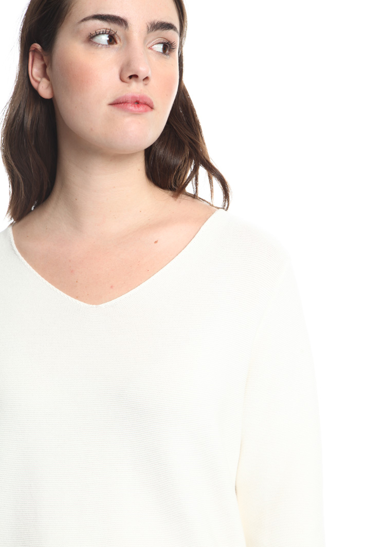 Maglia in cotone punto links Fashion Market Maglia in cotone punto links Fashion Market