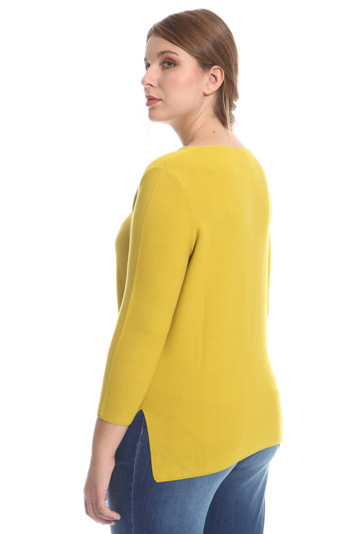 Maglia in cotone punto links Fashion Market Maglia in cotone punto links Fashion Market