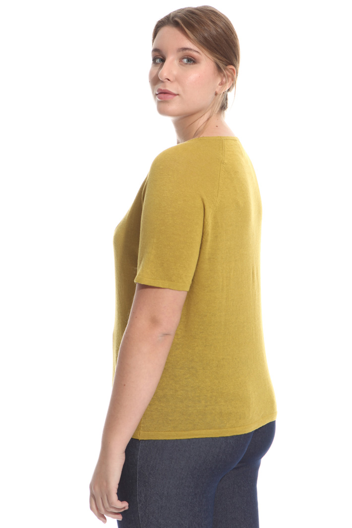 Maglia in lino e cotone Fashion Market Maglia in lino e cotone Fashion Market