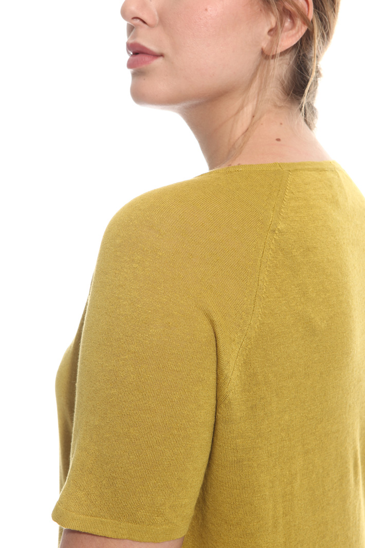Maglia in lino e cotone Fashion Market Maglia in lino e cotone Fashion Market