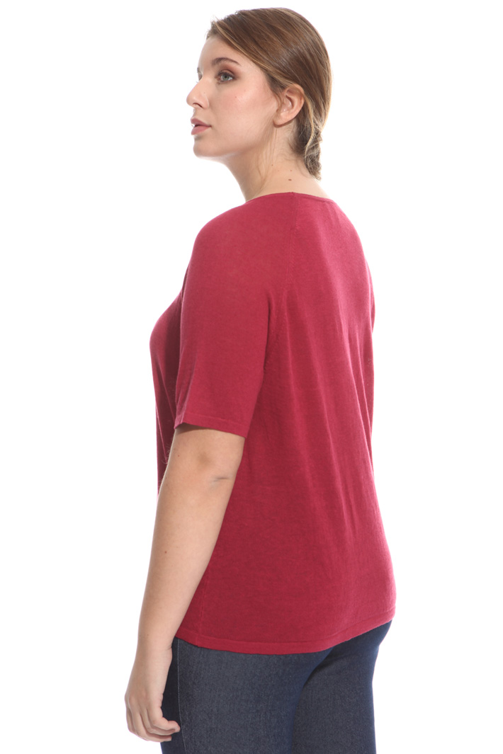 Maglia in lino e cotone Fashion Market Maglia in lino e cotone Fashion Market