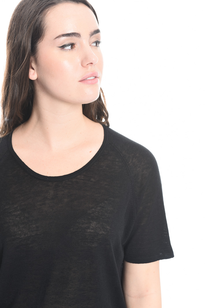 Maglia in lino e cotone Fashion Market Maglia in lino e cotone Fashion Market