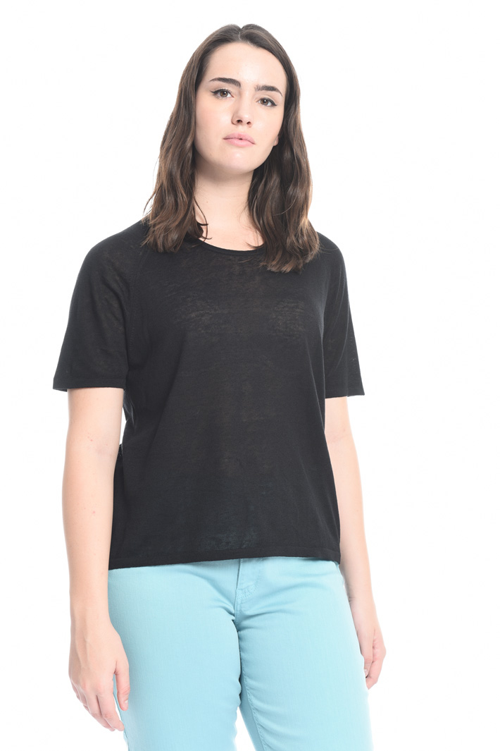Maglia in lino e cotone Fashion Market Maglia in lino e cotone Fashion Market