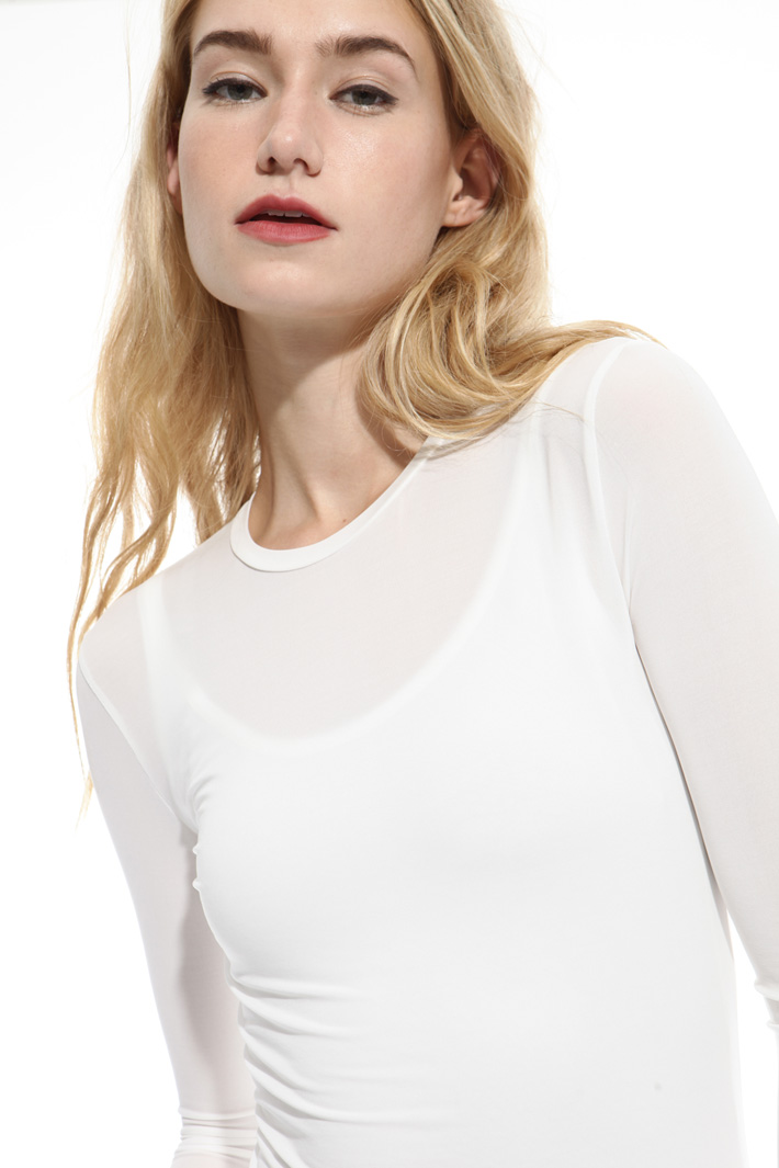 Top in jersey crepe Fashion Market Top in jersey crepe Fashion Market