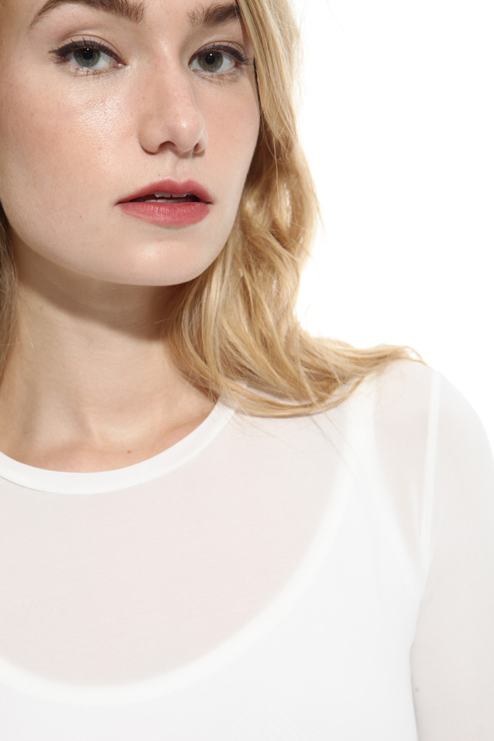 Top in jersey crepe Fashion Market Top in jersey crepe Fashion Market