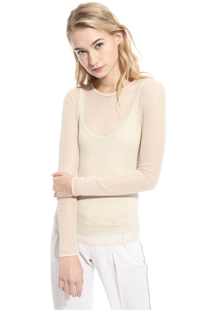 T-shirt in rete streth Fashion Market T-shirt in rete streth Fashion Market
