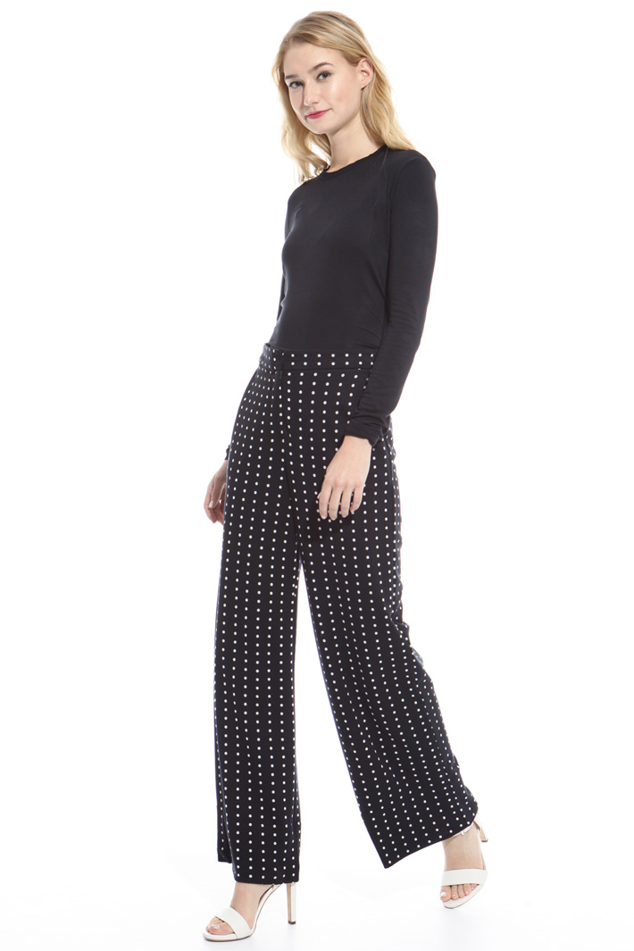 Pantalone in jersey jacquard Fashion Market Pantalone in jersey jacquard Fashion Market