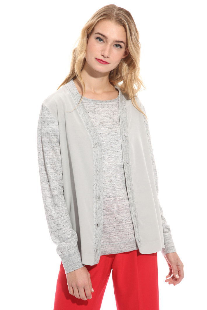 Cardigan in jersey di lino Fashion Market Cardigan in jersey di lino Fashion Market