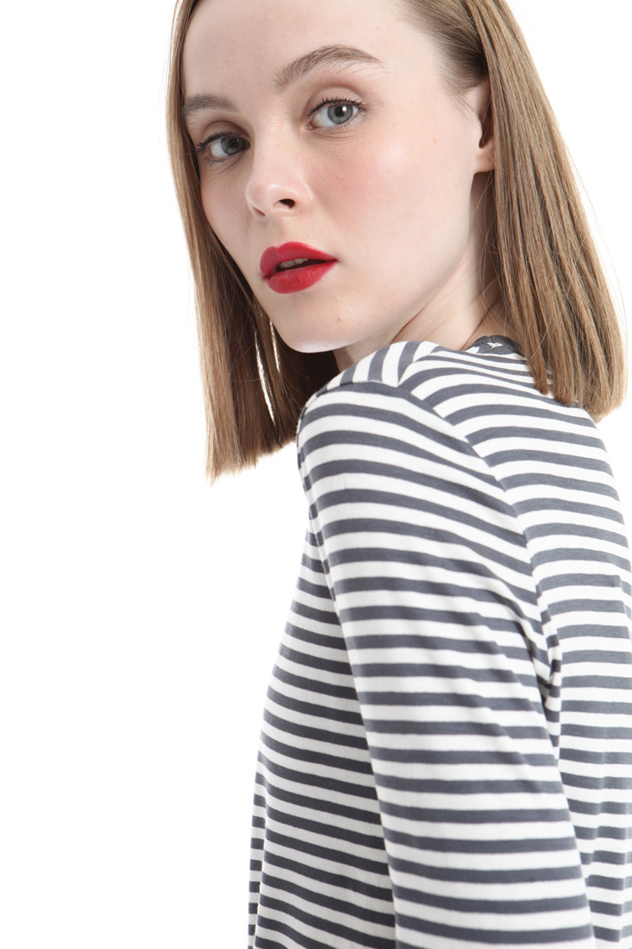 T-shirt in jersey rigato Fashion Market T-shirt in jersey rigato Fashion Market