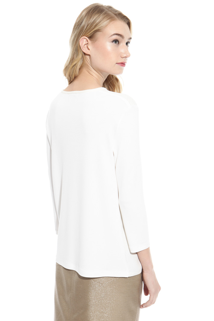 Blusa in jersey crepe Fashion Market Blusa in jersey crepe Fashion Market
