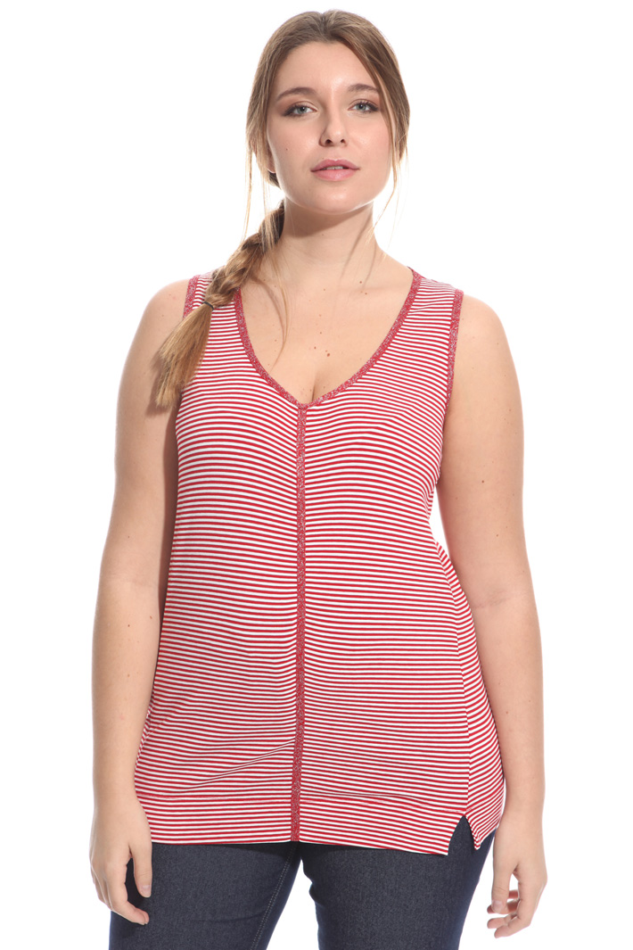 Canotta in jersey lurex Fashion Market Canotta in jersey lurex Fashion Market