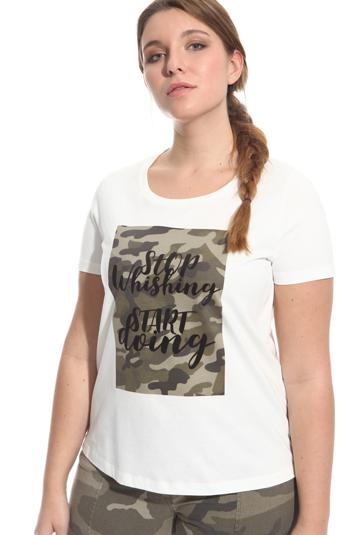 T-shirt in cotone stampato Fashion Market T-shirt in cotone stampato Fashion Market
