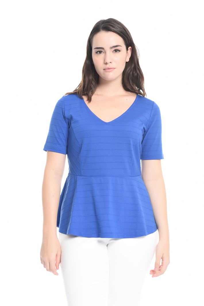 T-shirt peplo in jersey Fashion Market T-shirt peplo in jersey Fashion Market