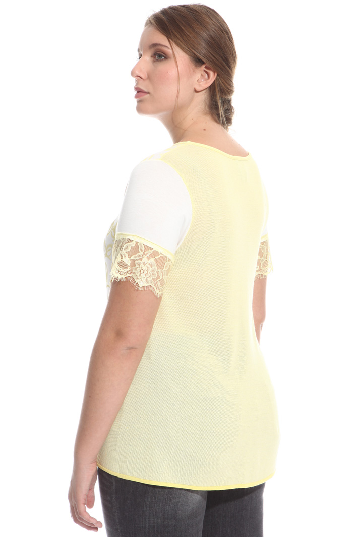 T-shirt con maniche in pizzo Fashion Market T-shirt con maniche in pizzo Fashion Market
