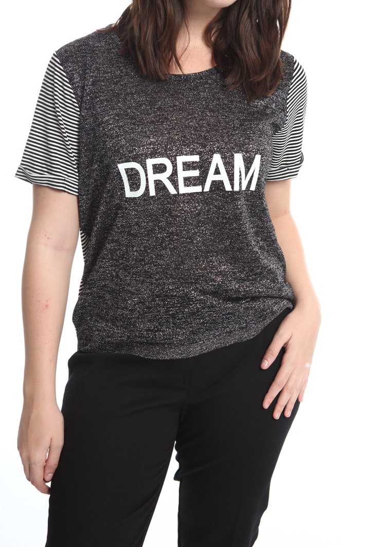 T-shirt in maglia lurex Fashion Market T-shirt in maglia lurex Fashion Market