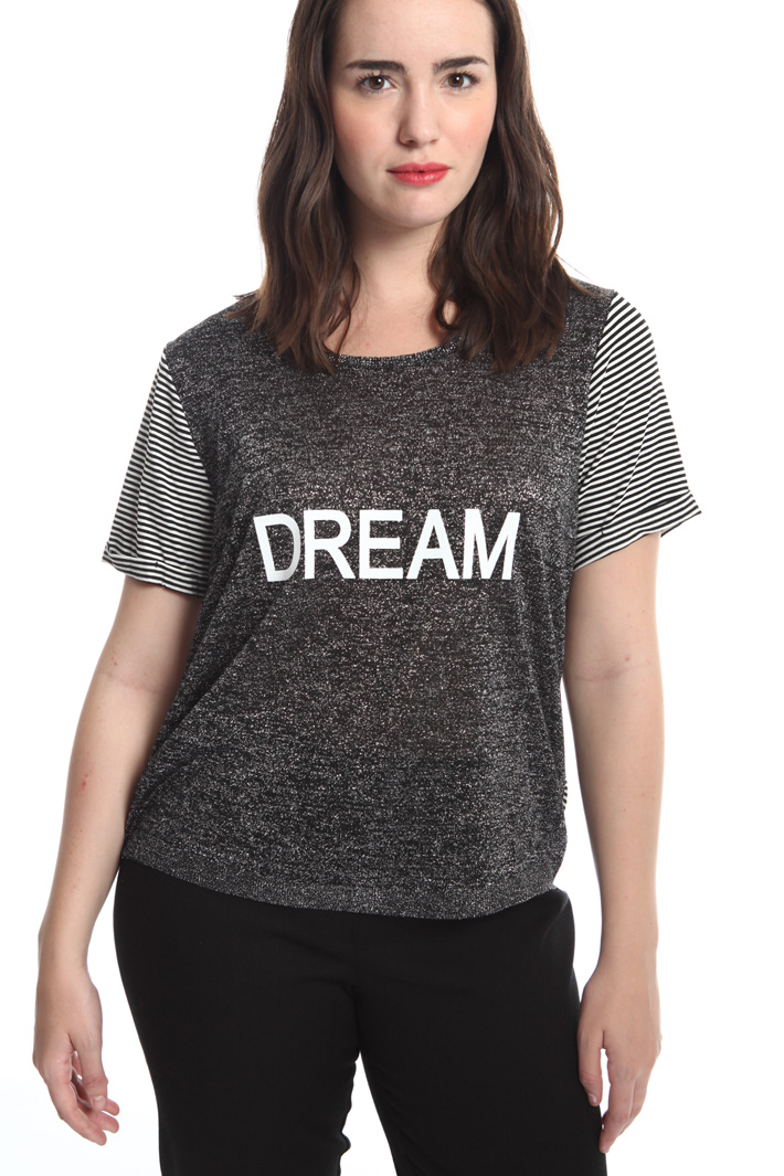 T-shirt in maglia lurex Fashion Market T-shirt in maglia lurex Fashion Market
